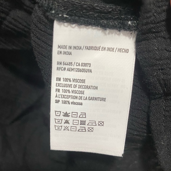 AMERICAN EAGLE WOMEN BLACK EMBROIDERED SHIFT DRESS Sz. MEDIUM - Picture 5 of 5